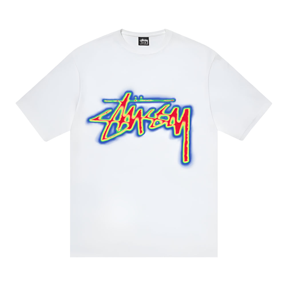 Stussy Thermal Stock Tee White | Hype Vault Kuala Lumpur | Asia's Top Trusted High-End Sneakers and Streetwear