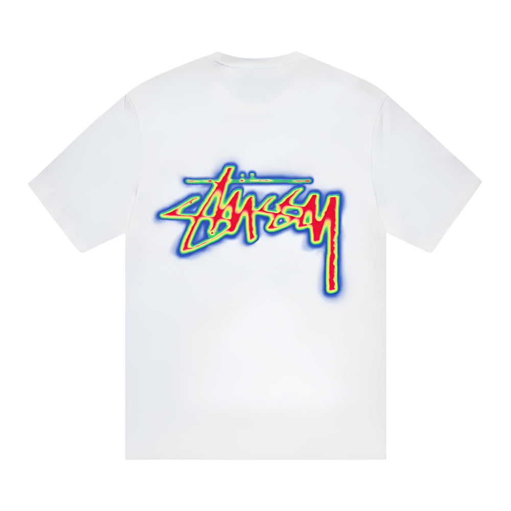 Stussy Thermal Stock Tee White | Hype Vault Kuala Lumpur | Asia's Top Trusted High-End Sneakers and Streetwear