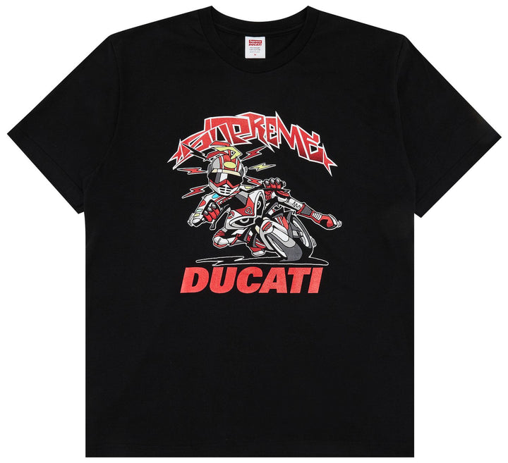 Supreme x Ducati Bike Tee Black | Hype Vault