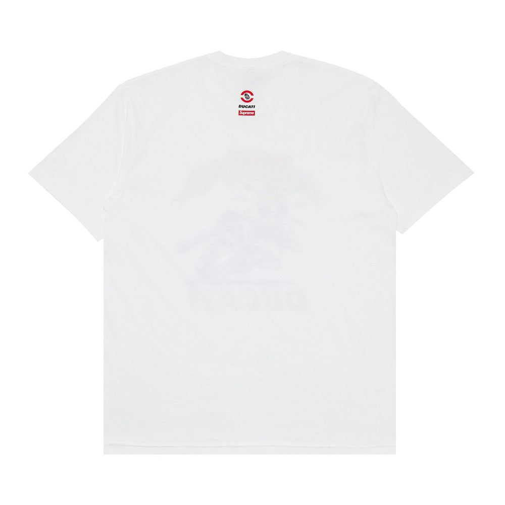 Supreme x Ducati Bike Tee White | Hype Vault