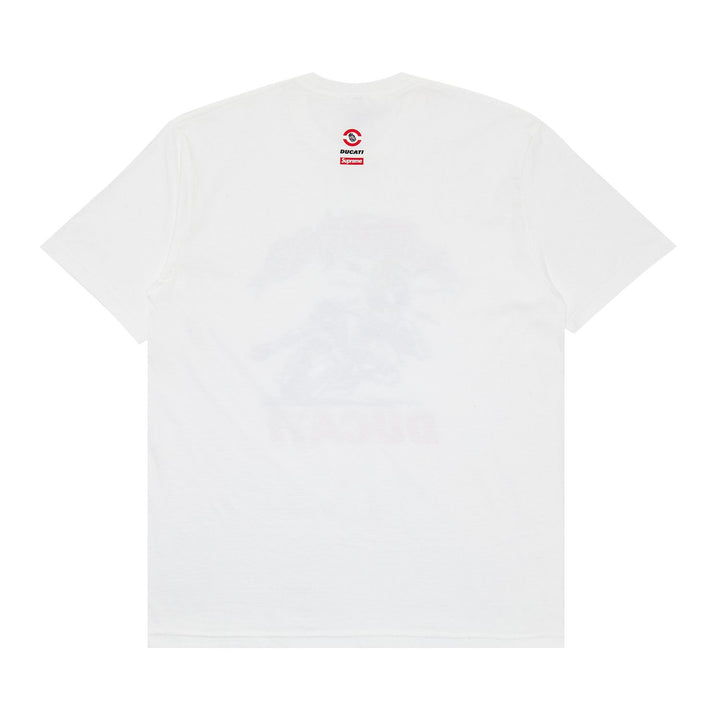 Supreme x Ducati Bike Tee White | Hype Vault