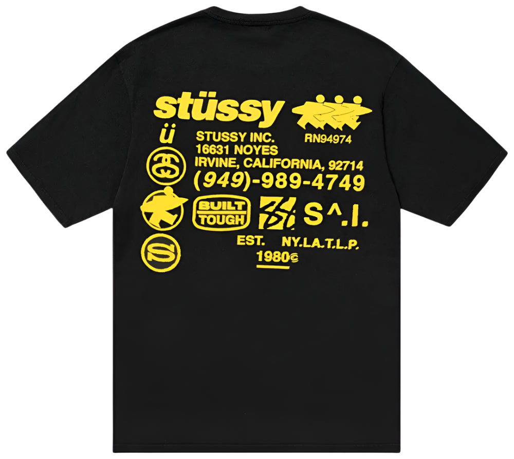 Stussy DNA Pigment Dyed Tee Black – Hype Vault - Main Image