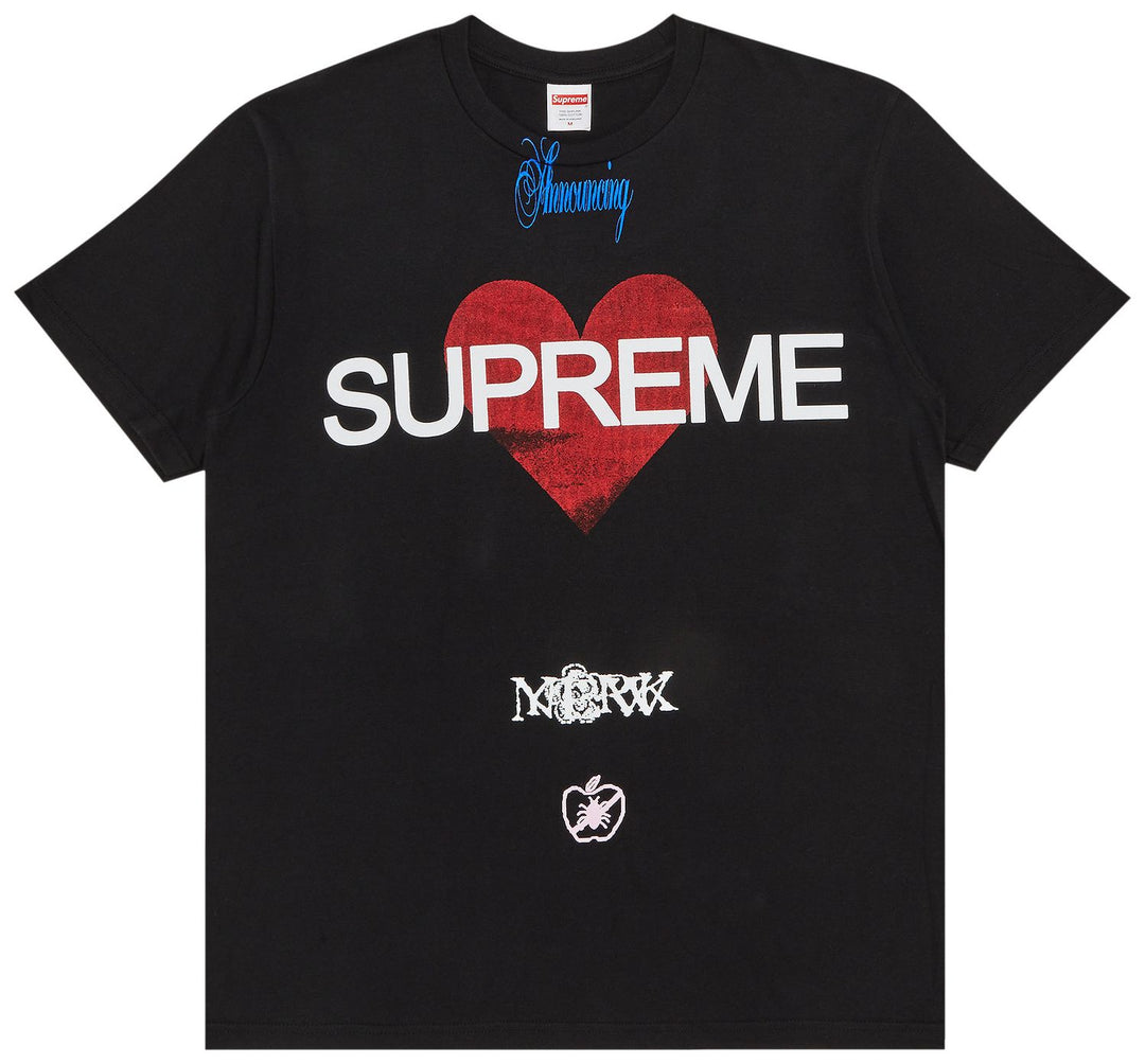 Supreme Announcing Tee 'Black' | Hype Vault