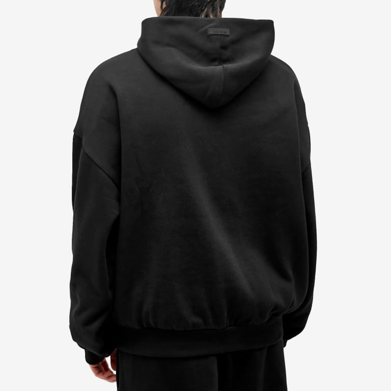 Fear Of God Essentials Hoodie ‘Jet Black’ (FW23) | Hype Vault