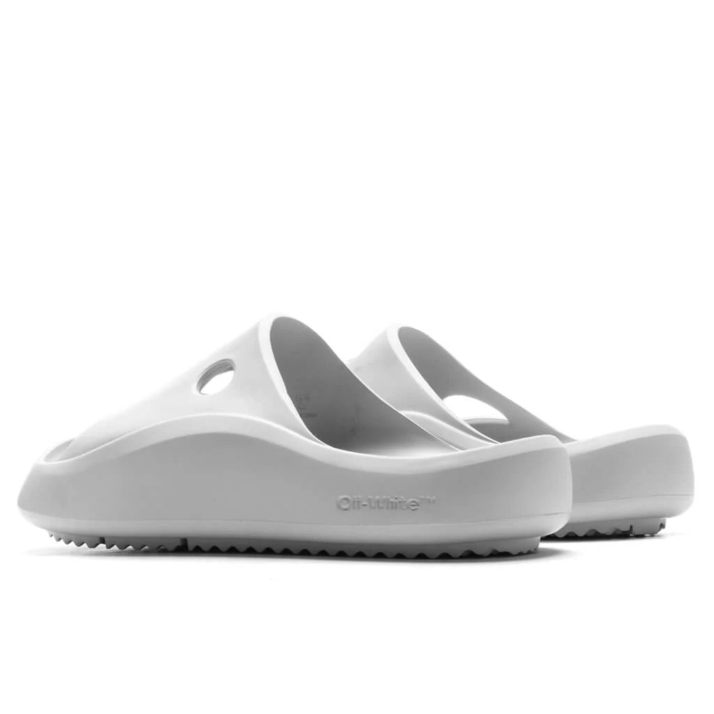 Off-White Meteor Padded Light Grey Slide | Hype Vault Kuala Lumpur