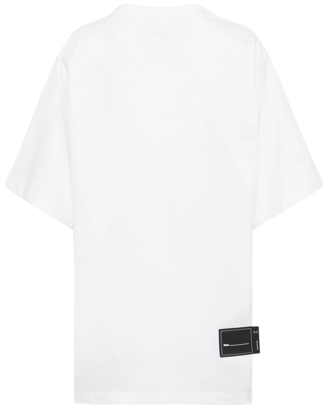 We11done Cotton WD Logo T-Shirt White | Hype Vault Kuala Lumpur