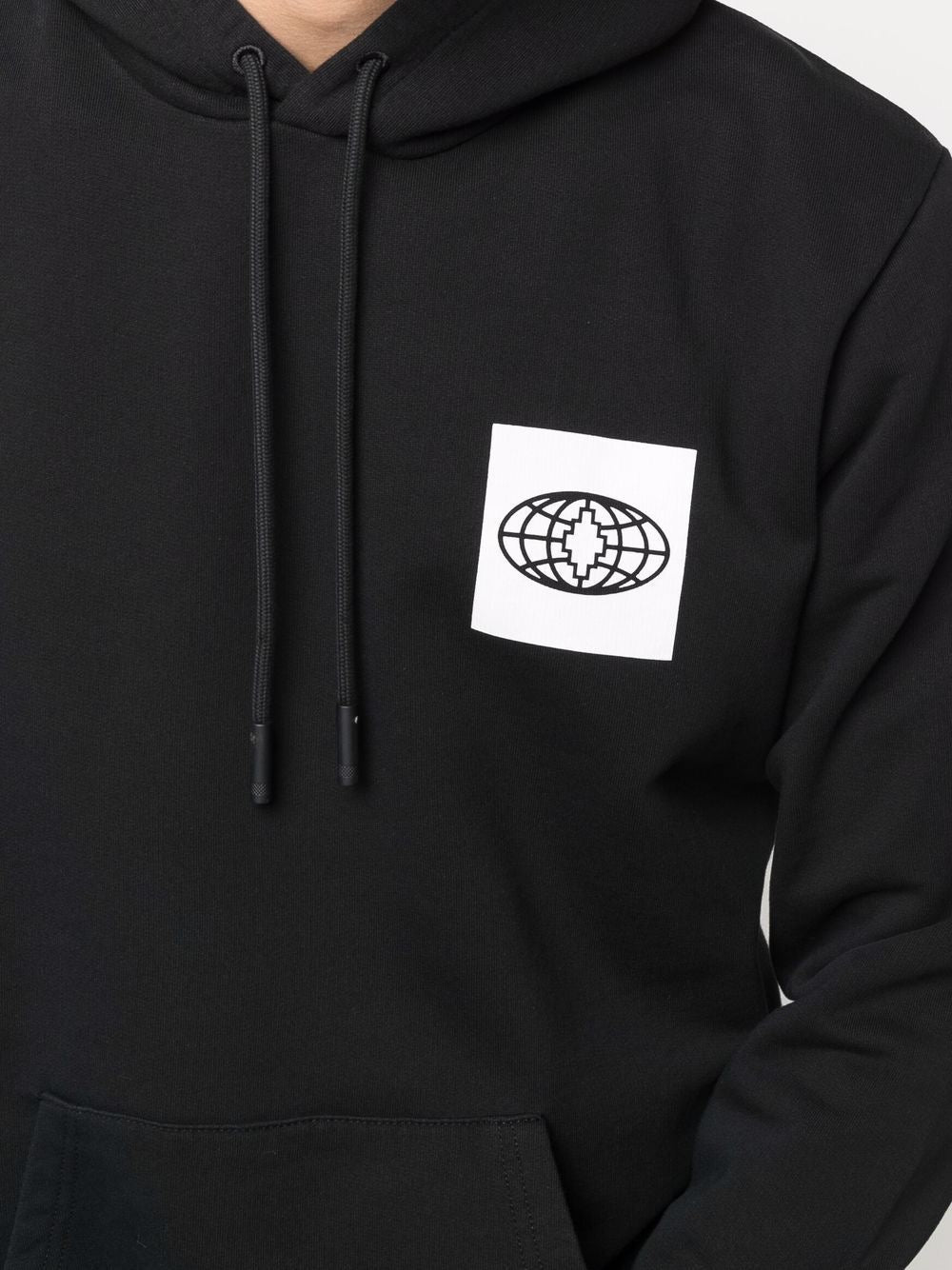Marcelo Burlon Skate Cross Regular Hoodie Black White | Hype Vault Kuala Lumpur