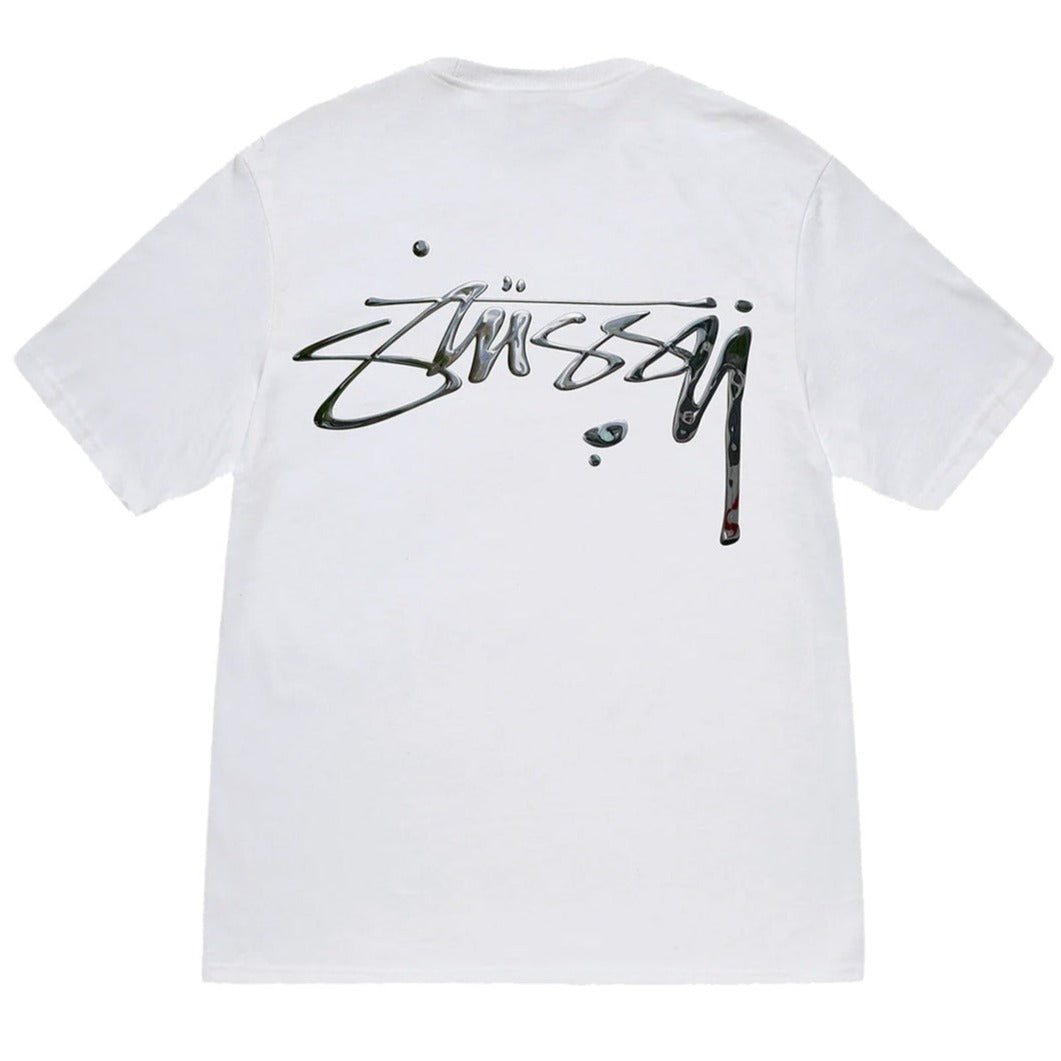 Stussy Mercury Tee White | Hype Vault Kuala Lumpur | Asia's Top Trusted High-End Sneakers and Streetwear Store