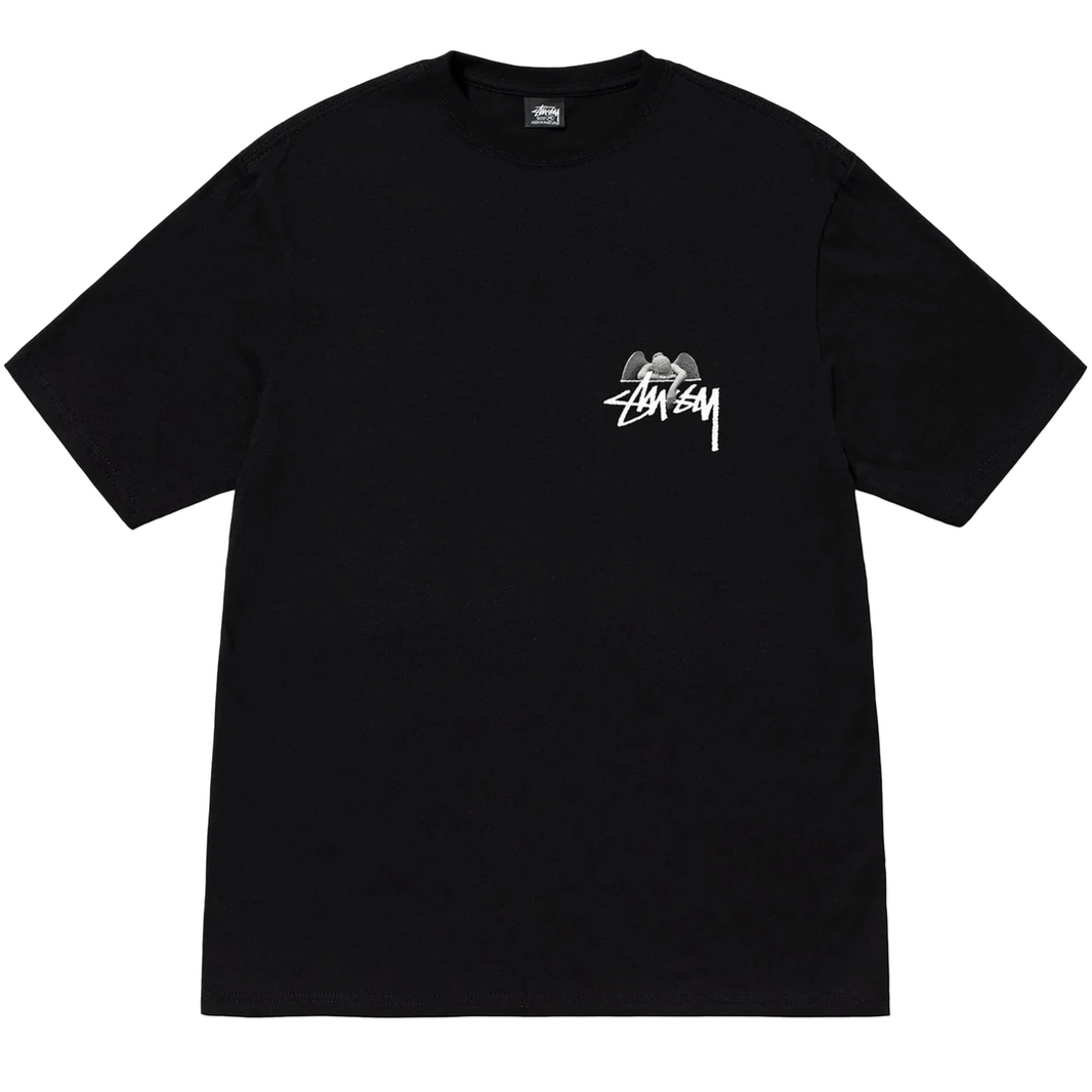 Stussy Angel Tee Black | Hype Vault Kuala Lumpur | Asia's Top Trusted High-End Sneakers and Streetwear Store
