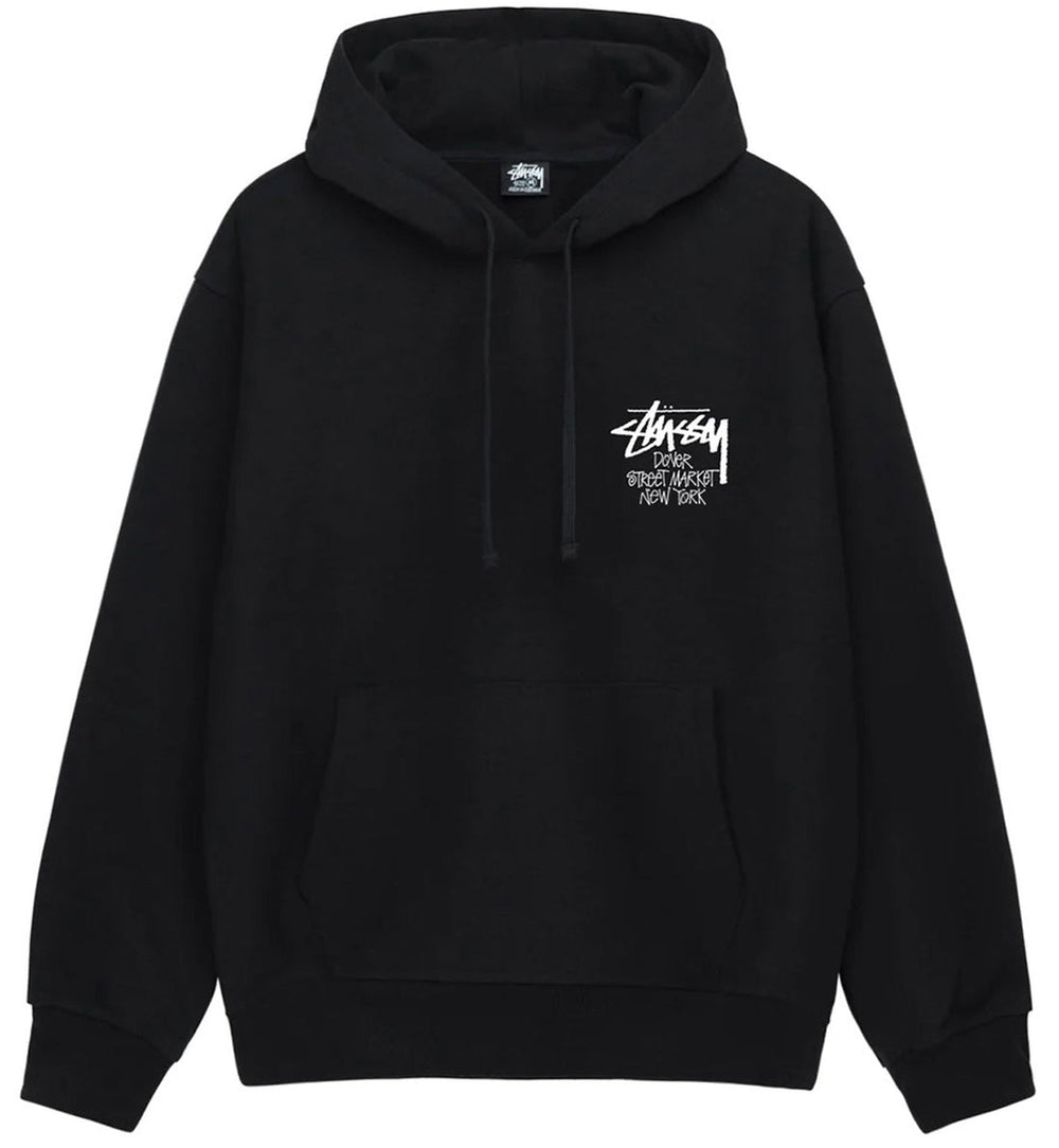 Stussy x Dover Street Market New York Hoodie Black | Hype Vault
