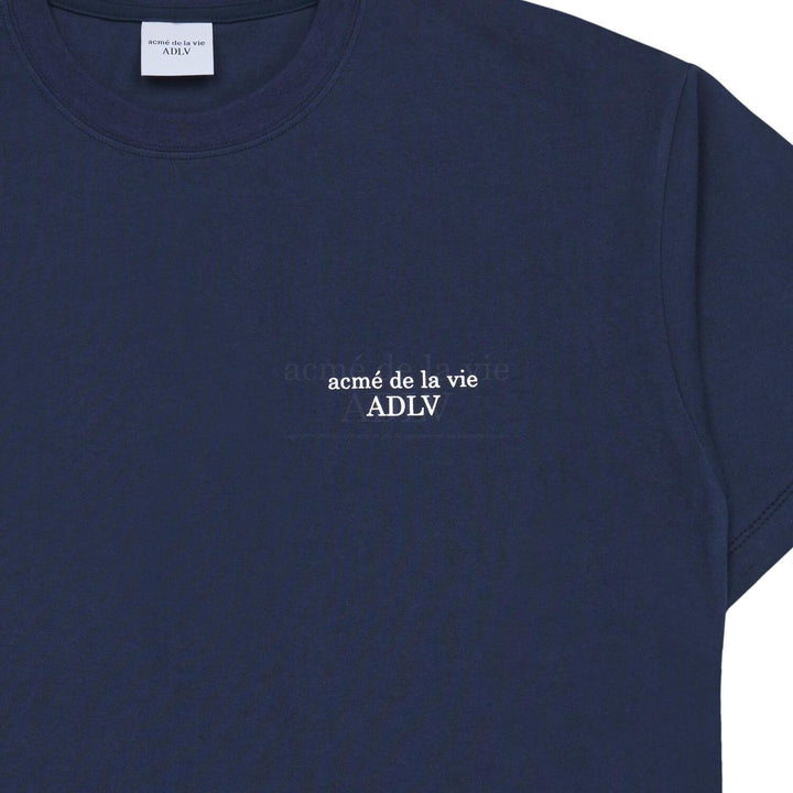 acmé de la vie (ADLV) Basic Logo Season2 Short Sleeve T-Shirt 2 Navy | Hype Vault Kuala Lumpur | Asia's Top Trusted High-End Sneakers and Streetwear Store