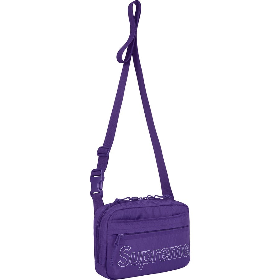 Supreme Shoulder Bag Purple (FW18) | Hype Vault Kuala Lumpur | Asia's Top Trusted High-End Sneakers and Streetwear Store | Guaranteed 100% authentic