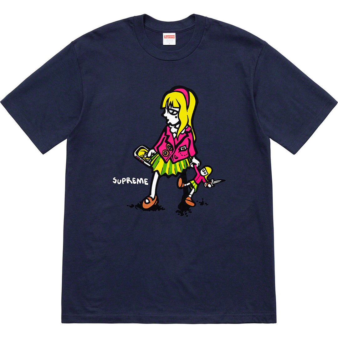 Supreme Suzie Switchblade Tee Navy | Hype Vault Kuala Lumpur | Asia's Top Trusted High-End Sneakers and Streetwear Store
