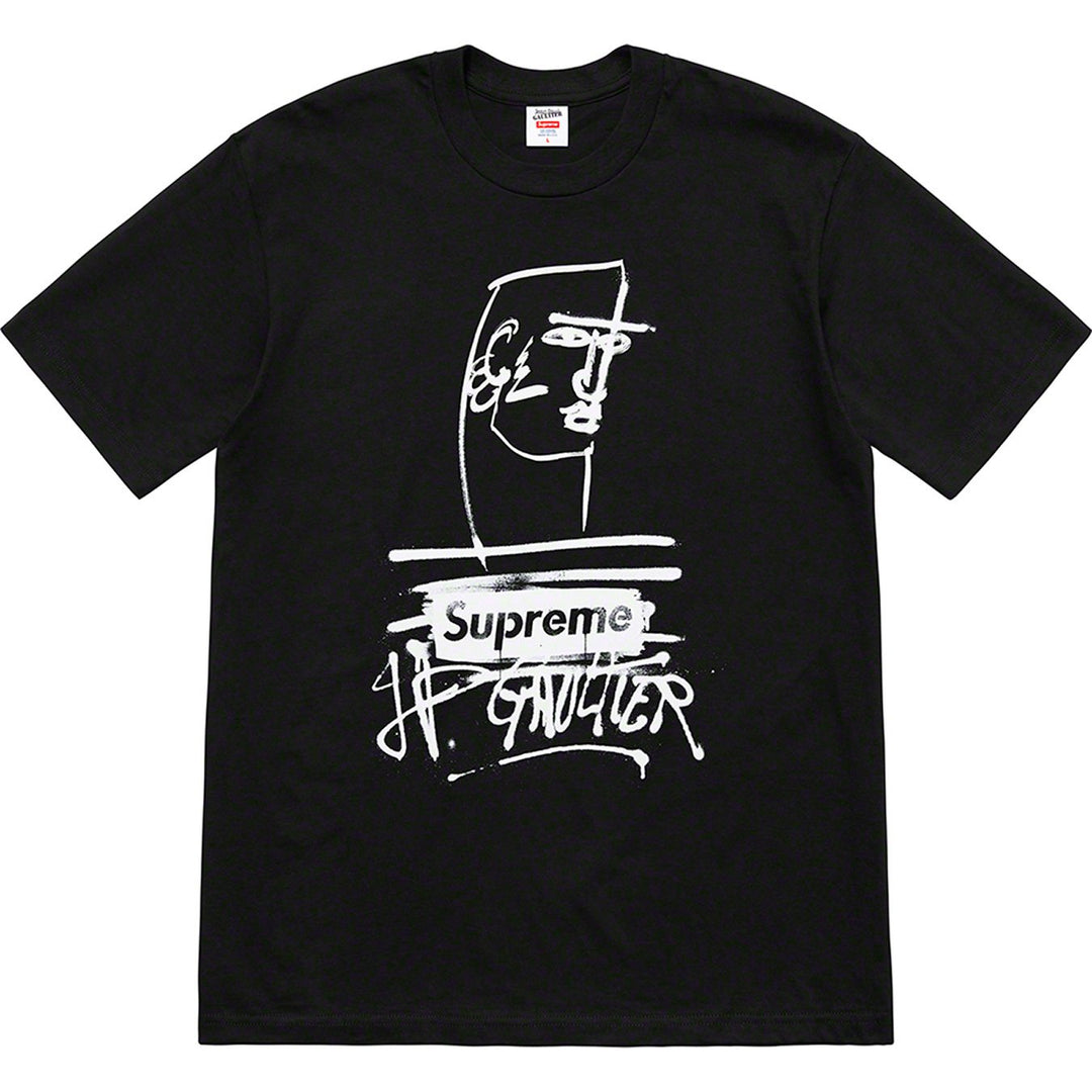 Supreme Jean Paul Gaultier Tee Black | Hype Vault Kuala Lumpur | Asia's Top Trusted High-End Sneakers and Streetwear Store