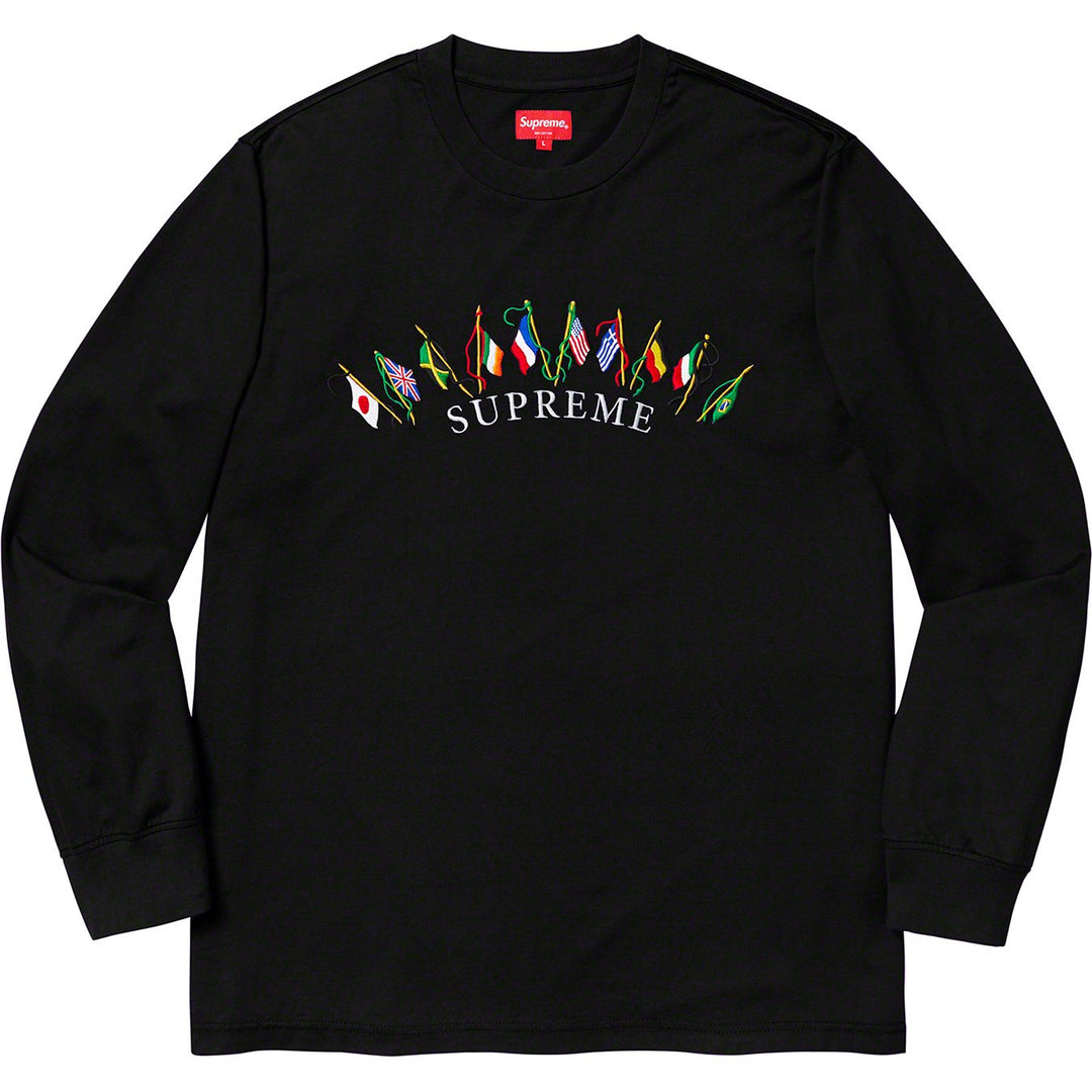Supreme Flags L/S Top | Hype Vault Kuala Lumpur | Asia's Top Trusted High-End Sneakers and Streetwear Store