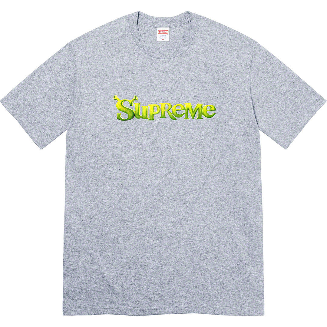Supreme Shrek Tee Heather Grey | Hype Vault Kuala Lumpur | Asia's Top Trusted High-End Sneakers and Streetwear Store
