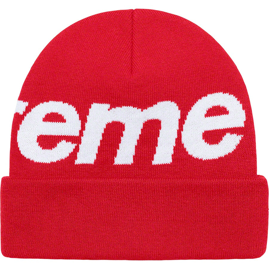 Supreme Big Logo Beanie Red | Hype Vault Kuala Lumpur | Asia's Top Trusted High-End Sneakers and Streetwear Store