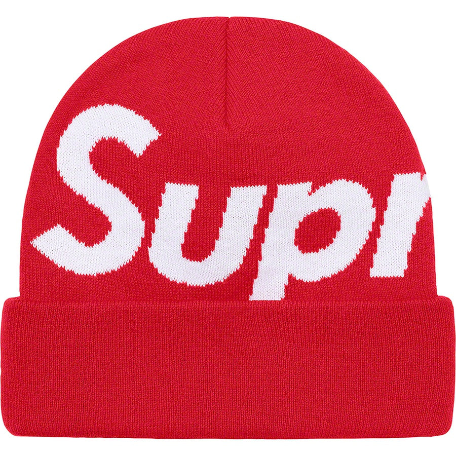 Supreme Big Logo Beanie Red | Hype Vault Kuala Lumpur | Asia's Top Trusted High-End Sneakers and Streetwear Store