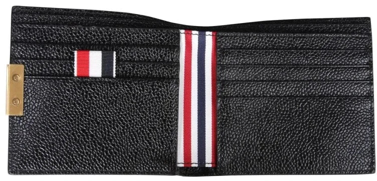 Thom Browne Billfold W/ Lock Detail In Pebble Grain Leather | Hype Vault Kuala Lumpur