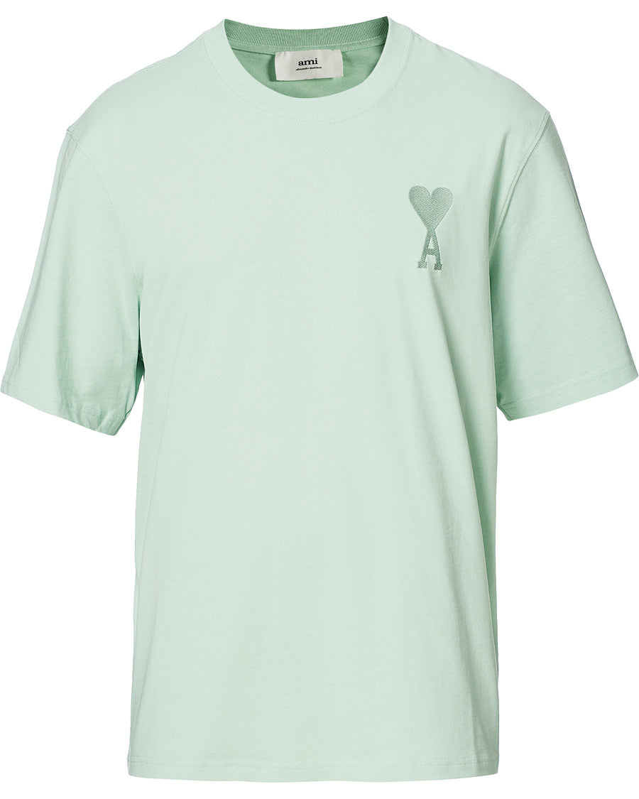 Ami Paris Tonal De Coeur Tee 'Aqua' (SS23) | Hype Vault