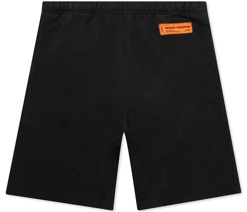 Heron Preston Logo Recycled CO Sweatshorts Black | Hype Vault Kuala Lumpur