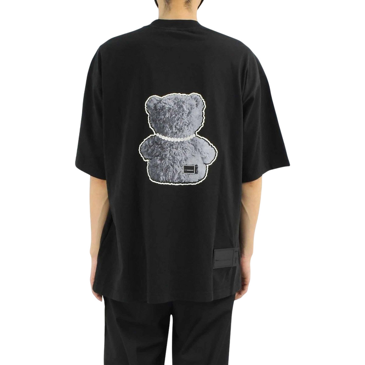 We11done Pearl Necklace Teddy T-Shirt Black | Hype Vault Kuala Lumpur