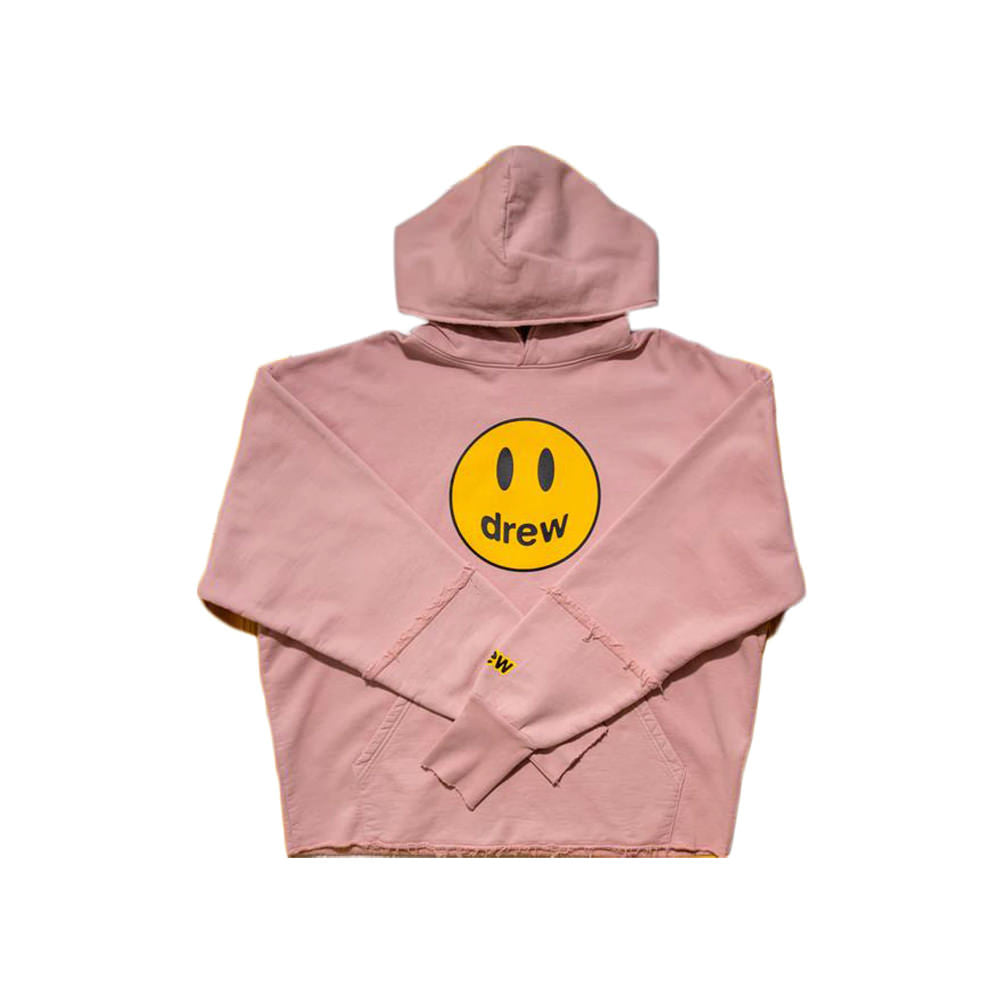 Drew House Mascot Deconstructed Hoodie Dusty Rose | Hype Vault Kuala Lumpur | Asia's Top Trusted High-End Sneakers and Streetwear Store