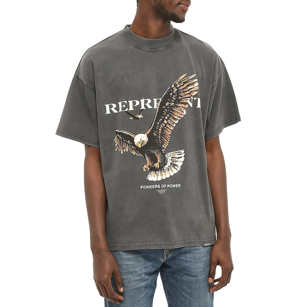 Represent Pioneers Of Power T-Shirt Vintage Grey | Hype Vault Kuala Lumpur