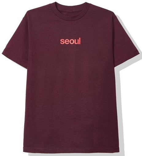 Anti Social Social Club Seoul Maroon Tee | Hype Vault Kuala Lumpur