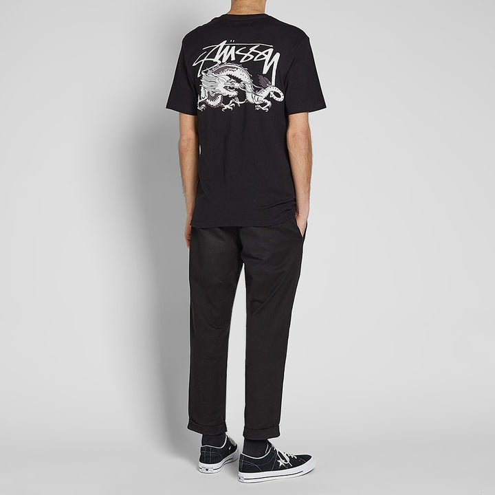 Stussy Dynasty Tee Black | Hype Vault Kuala Lumpur | Asia's Top Trusted High-End Sneakers and Streetwear Store | Guaranteed 100% authentic