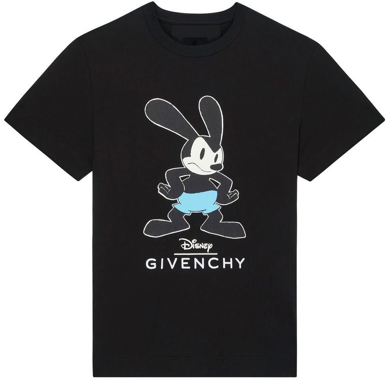 Givenchy x Disney Oswald The Lucky Rabbit Tee Black Slim Fit | Hype Vault Kuala Lumpur