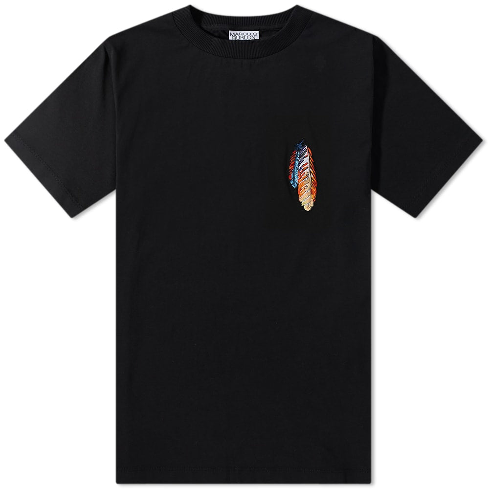 Marcelo Burlon Feathers T-Shirt Black | Hype Vault Kuala Lumpur | Asia's Top Trusted High-End Sneakers and Streetwear Store
