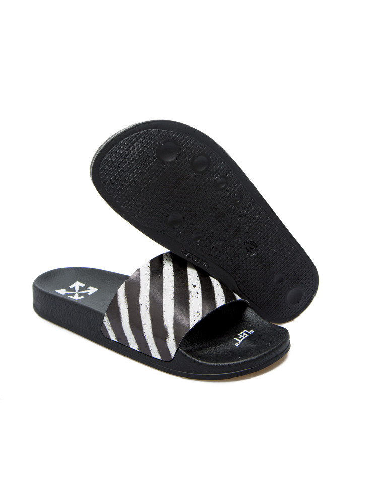 Off-White Industrial Diagonal Stripe Slider