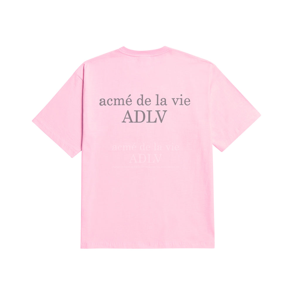 acmé de la vie (ADLV) Glossy Basic Logo Short Sleeve T-Shirt 2 Pink | Hype Vault Kuala Lumpur | Asia's Top Trusted High-End Sneakers and Streetwear Store