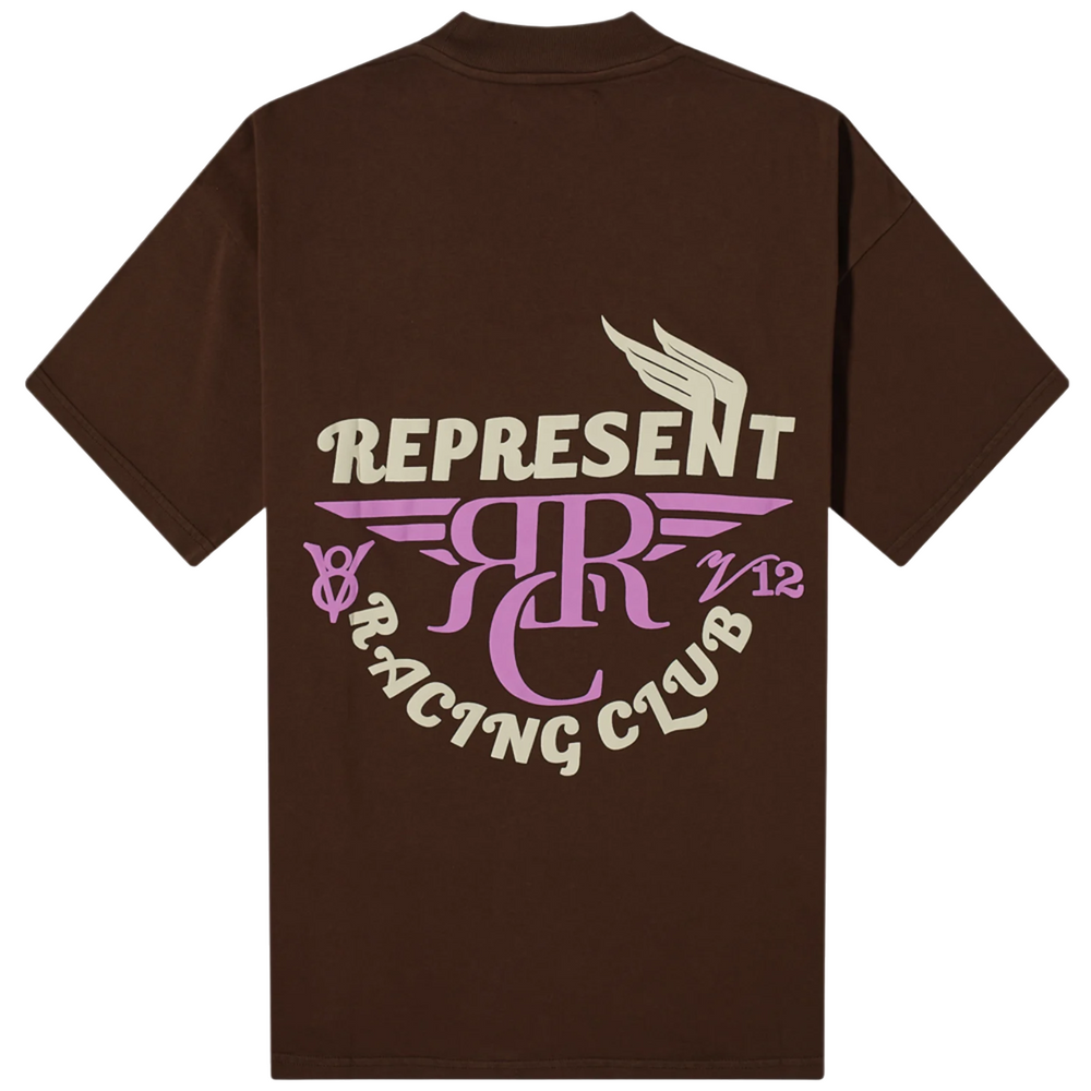 Represent Racing Club T-Shirt Vintage Brown | Hype Vault Kuala Lumpur