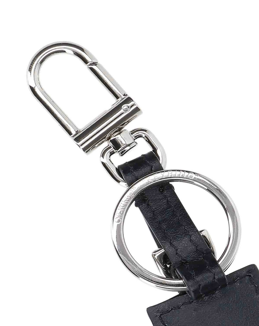 Off-White Qoute Key Ring Black Purple | Hype Vault Kuala Lumpur