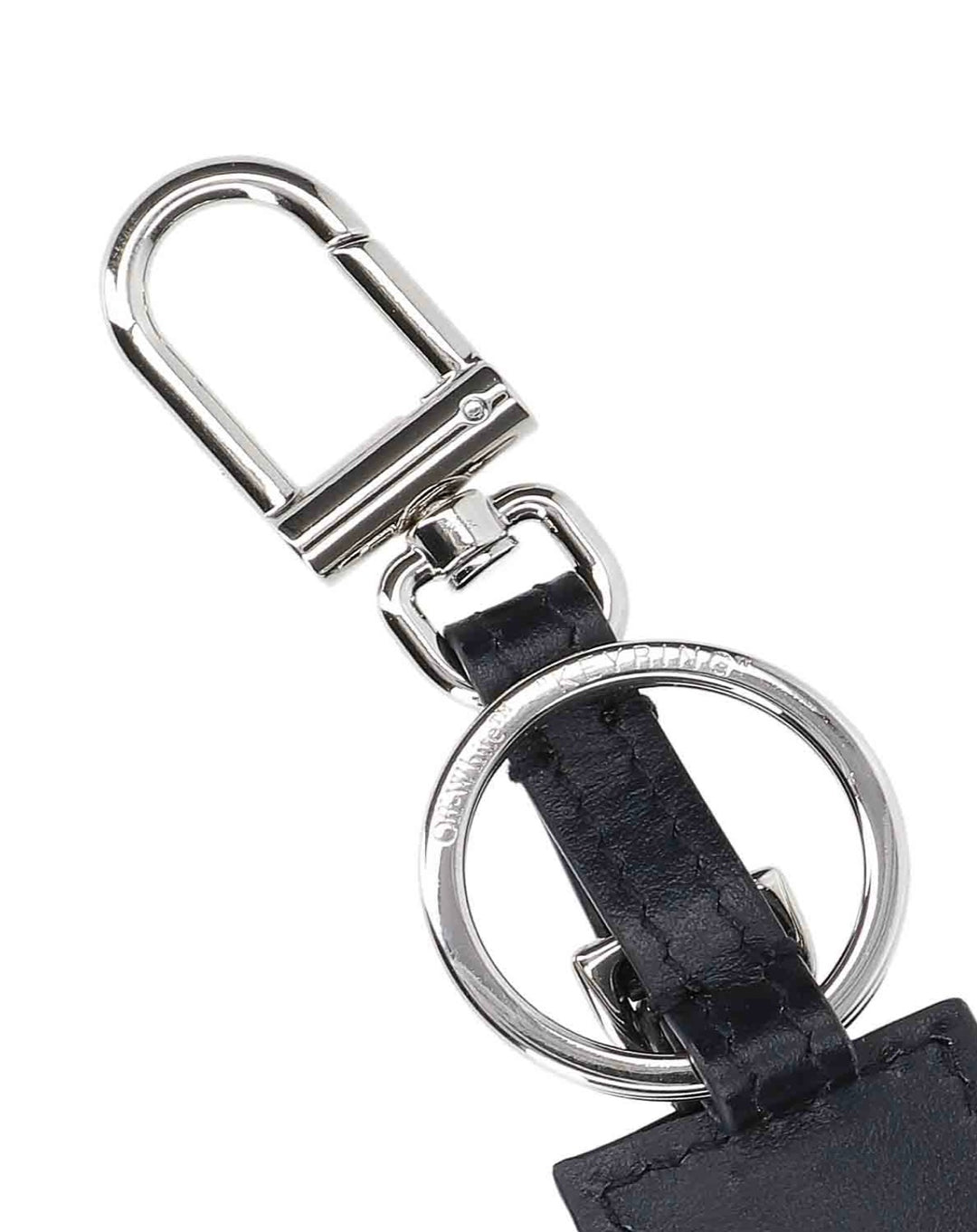 Off-White Qoute Key Ring Black Purple | Hype Vault Kuala Lumpur
