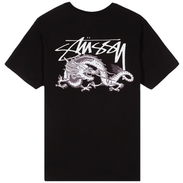 Stussy Dynasty Tee Black | Hype Vault Kuala Lumpur | Asia's Top Trusted High-End Sneakers and Streetwear Store | Guaranteed 100% authentic
