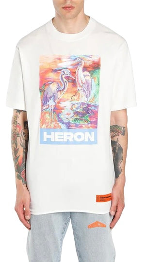 Heron Preston Heron Colors Oversized T-Shirt White Multicolor | Hype Vault Kuala Lumpur