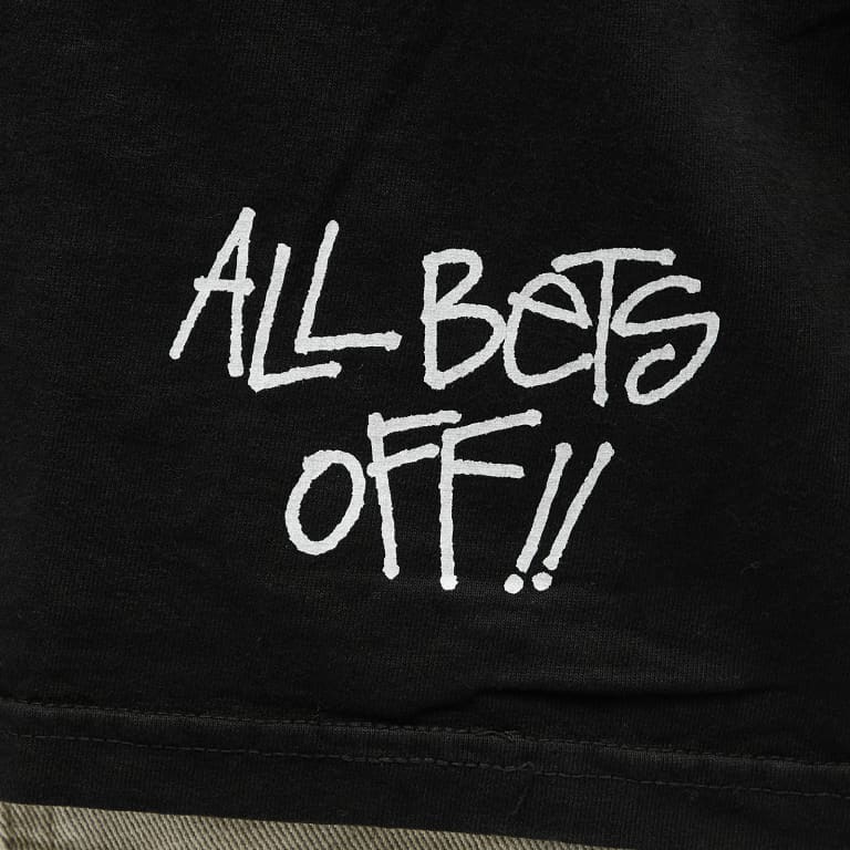 Stussy All Bets Off Pigment Dyed Tee Black | Hype Vault Kuala Lumpur | Asia's Top Trusted High-End Sneakers and Streetwear Store | Guaranteed 100% authentic