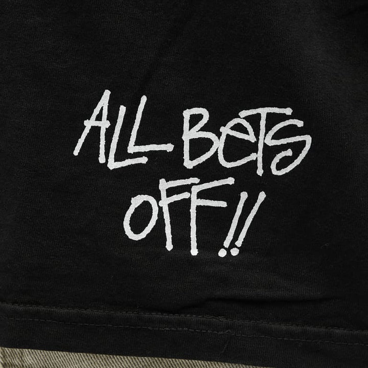 Stussy All Bets Off Pigment Dyed Tee Black | Hype Vault Kuala Lumpur | Asia's Top Trusted High-End Sneakers and Streetwear Store | Guaranteed 100% authentic