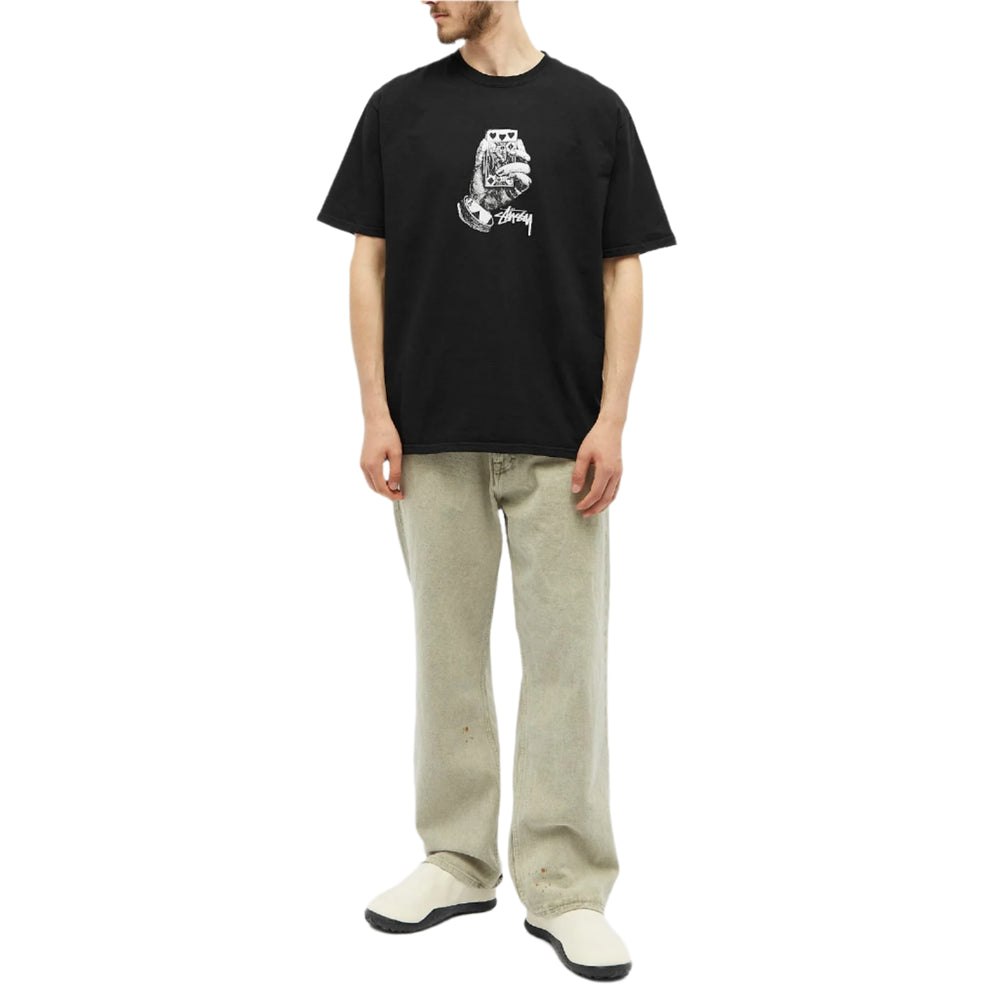 Stussy All Bets Off Pigment Dyed Tee Black | Hype Vault Kuala Lumpur | Asia's Top Trusted High-End Sneakers and Streetwear Store | Guaranteed 100% authentic