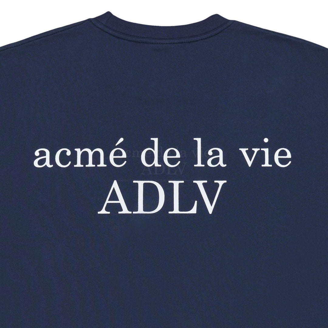 acmé de la vie (ADLV) Basic Logo Season2 Short Sleeve T-Shirt 2 Navy | Hype Vault Kuala Lumpur | Asia's Top Trusted High-End Sneakers and Streetwear Store