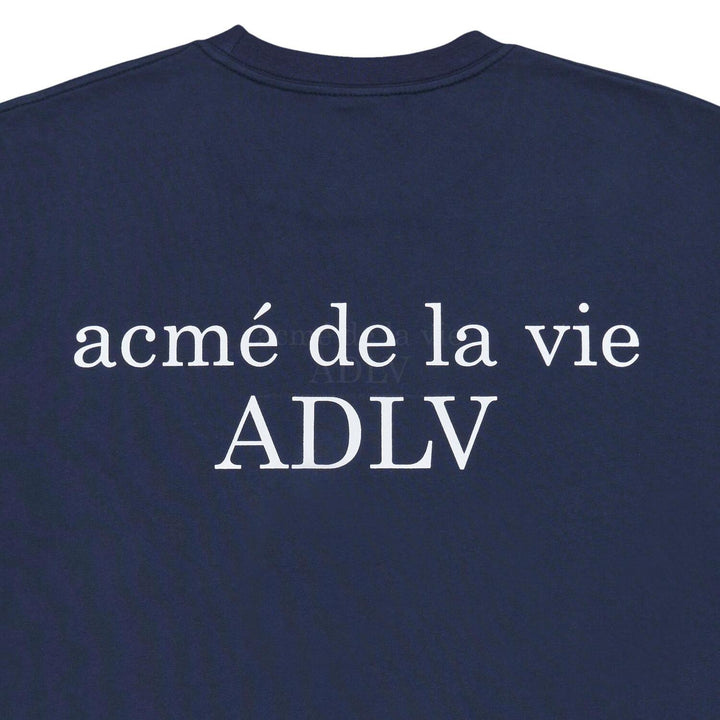 acmé de la vie (ADLV) Basic Logo Season2 Short Sleeve T-Shirt 2 Navy | Hype Vault Kuala Lumpur | Asia's Top Trusted High-End Sneakers and Streetwear Store
