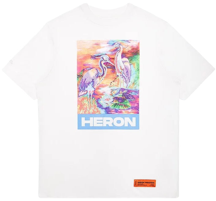 Heron Preston Heron Colors Oversized T-Shirt White Multicolor | Hype Vault Kuala Lumpur