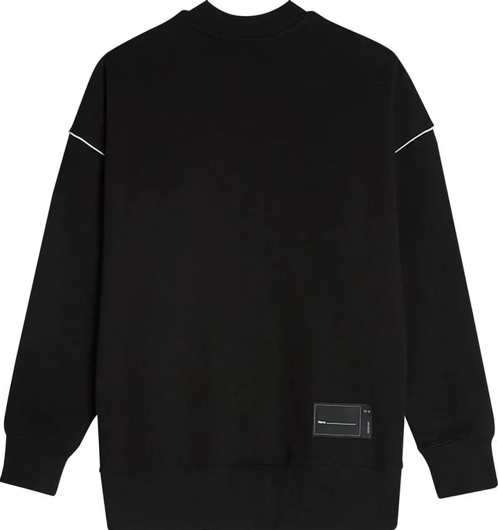 We11done Reflective Logo Pullover Black | Hype Vault Kuala Lumpur