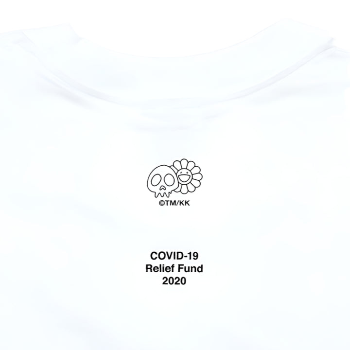 Supreme Takashi Murakami COVID-19 Relief Box Logo Tee 'White' | Hype Vault