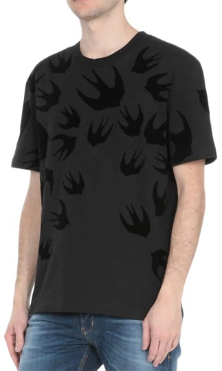 McQ Alexander McQueen Swallow Degradé T-Shirt Darkest Black | Hype Vault Kuala Lumpur
