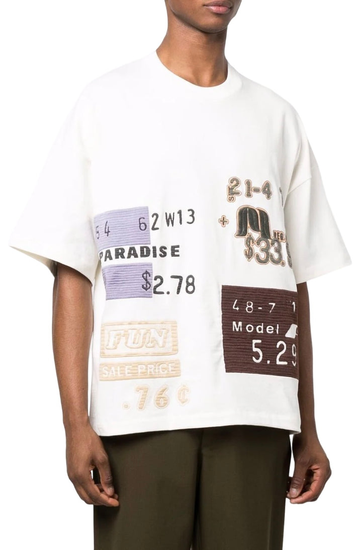 Jil Sander Graphic-Patch Cotton T-shirt White | Hype Vault Kuala Lumpur