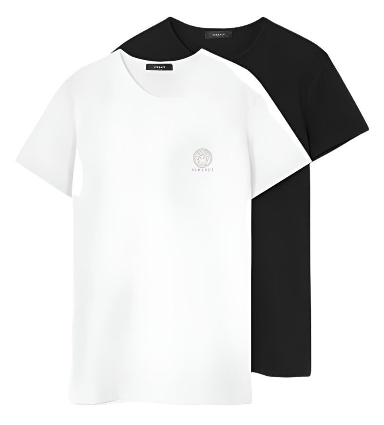 Versace Medusa Undershirt 2-Pack Black White | Hype Vault Kuala Lumpur